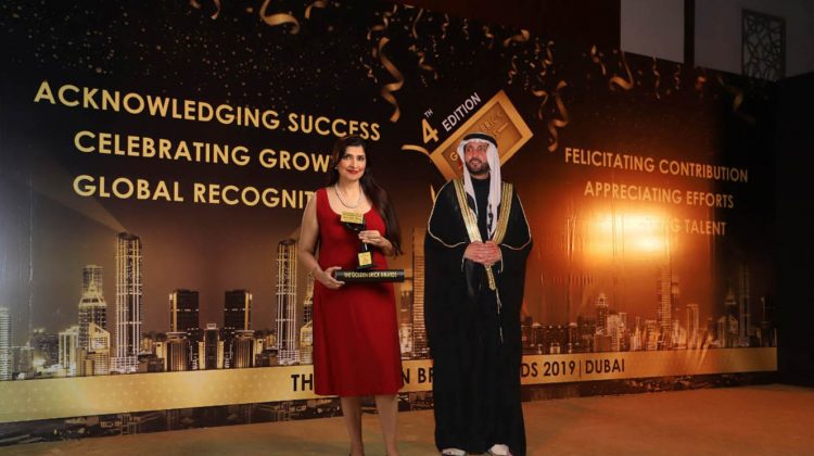 OSCAR & PONNI ARCHITECTS RECEIVING THE "GOLDEN BRICK AWARDS" FOR LUXURY HOMES AT DUBAI - SEPTEMBER 2019